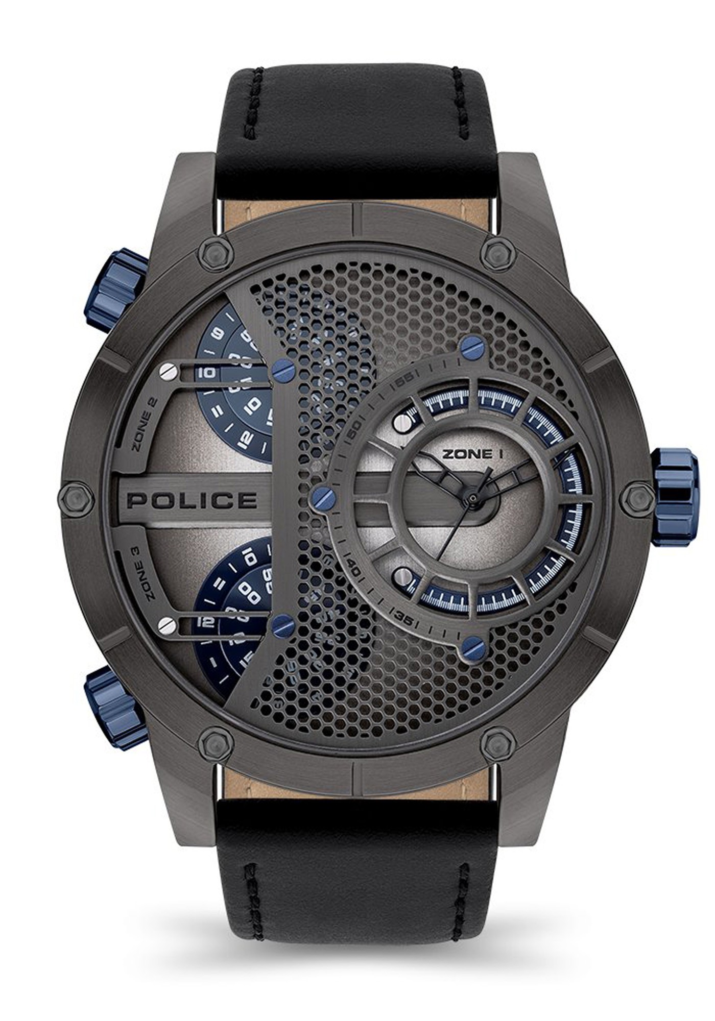 Police Men's Watch Police Watches Vibe Men's Watch With Black Dial And  Black Leather Strap 152234 PEWJA2118102 | Comprar Watch Police Watches Vibe  Men's Watch With Black Dial And Black Leather Strap