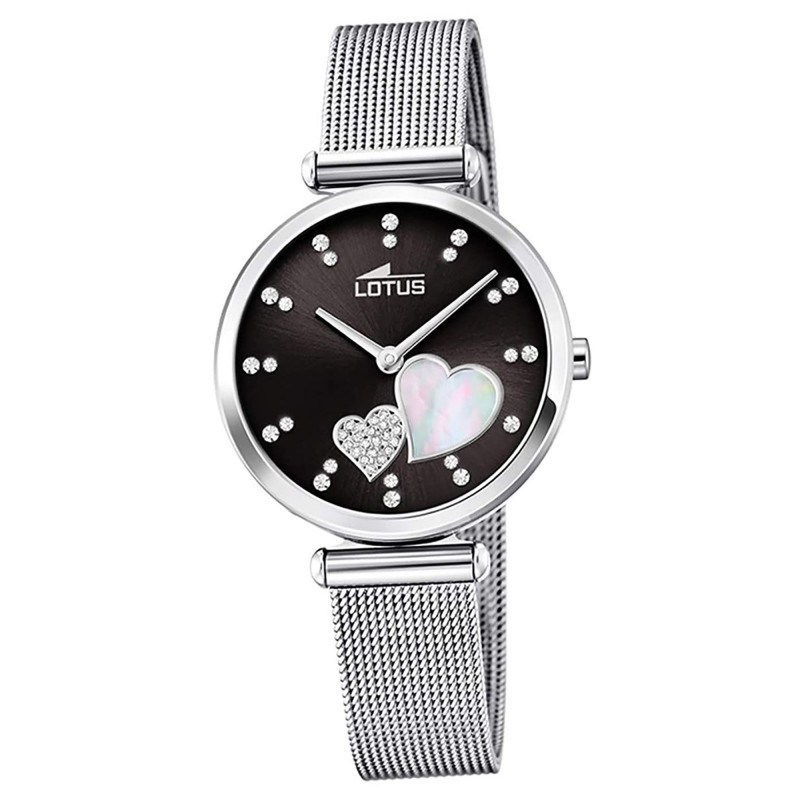 Lotus Women's Watch Lotus 18615/4 Stainless Steel Black Dial Watch With  Mineral Crystal Glass and Silver Strap 151622 18615/4 Comprar Watch Lotus  18615/4 Stainless Steel Black Dial Watch With Mineral Crystal