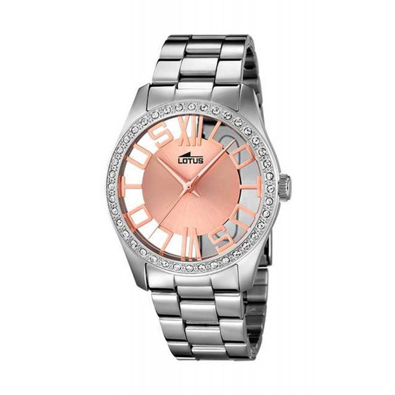 Lotus Women's Watch Lotus Trendy Watch for Women with Skeleton Dial and ...