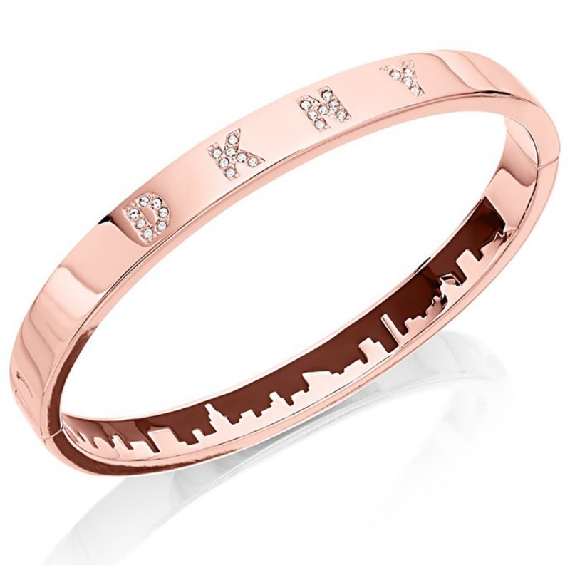 DKNY Minetta Rose Gold Bracelet Watch | ASOS