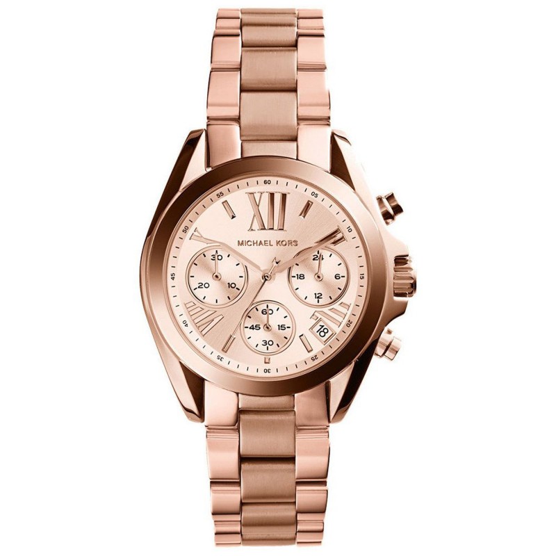Women's Watch Michael Kors Women’s Wristwatch with Rose Dial and Metal ...