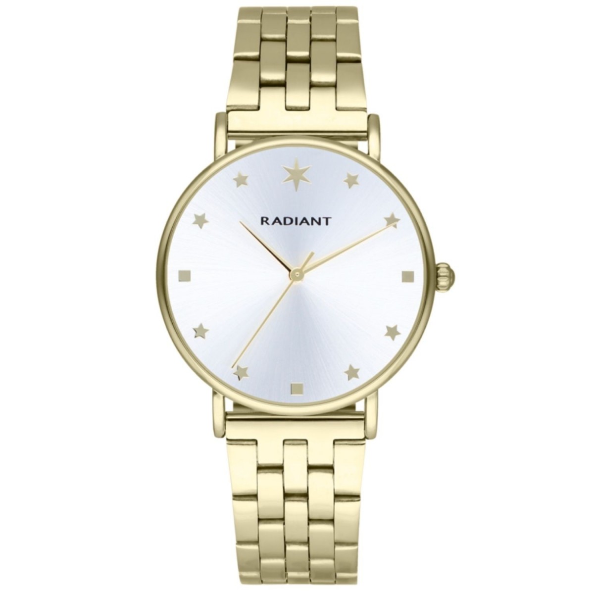 RADIANT STARRY reloj RA585205 en acero inoxidado bañado en oro para mujer