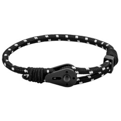 Spinnaker Pulley SP-PULLEY-BRACELET-L02 bracelet for men in bicolor black