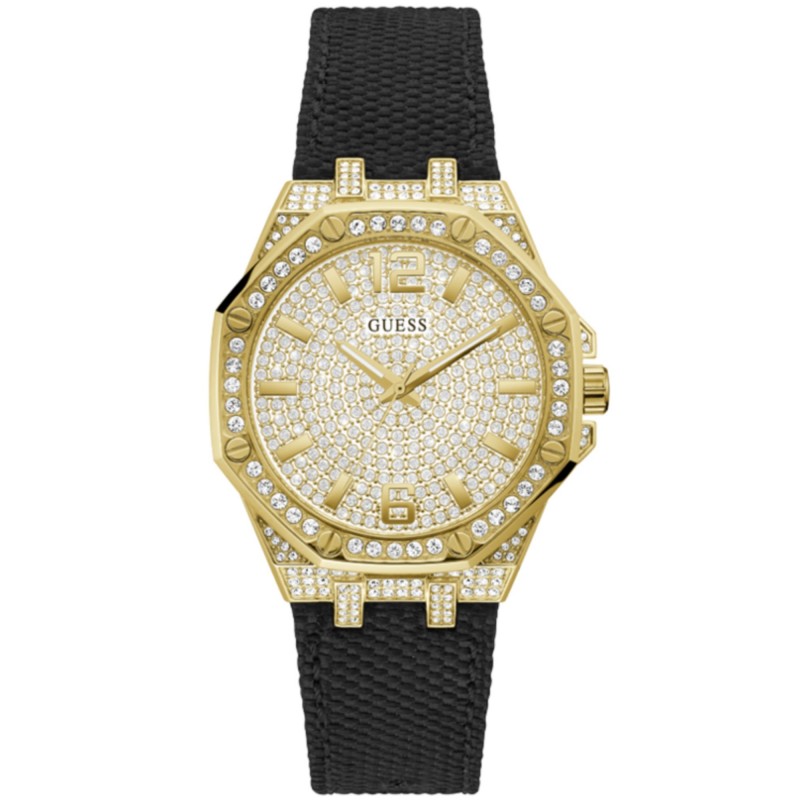 GUESS WATCHES LADIES SHIMMER GW0408L2 crystal gold dial