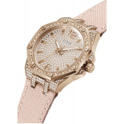 GUESS WATCHES LADIES SHIMMER GW0408L3 plated pink gold with crystals