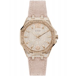 GUESS WATCHES LADIES SHIMMER GW0408L3 plated pink gold with crystals