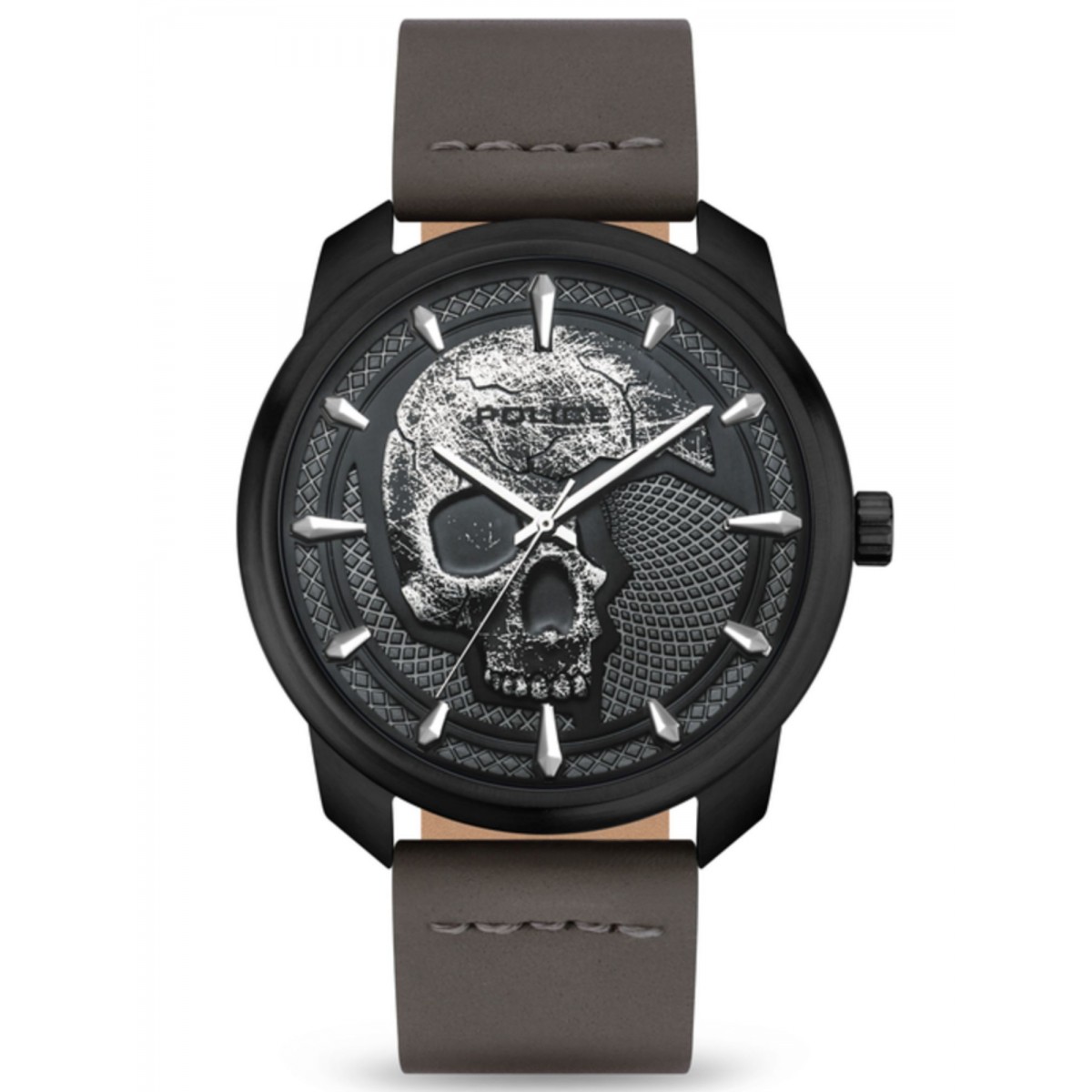 POLICE WATCHES BLEDER PL.15714JSU-61A reloj para hombre calavera