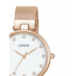 LORUS WOMAN RG238UX9 watch for women in stainless-steel plated in pink gold