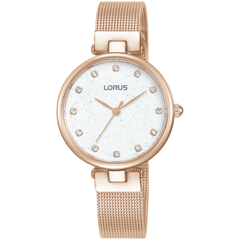 LORUS WOMAN RG238UX9 watch for women in stainless-steel plated in pink gold