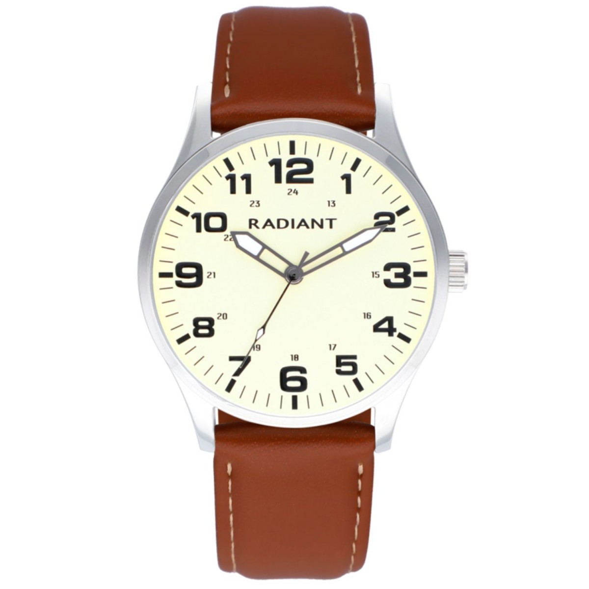 Reloj Hombre Radiant New Reloj Radiant Henniker para hombre correa marrón y  esfera beige RA590604, Comprar Reloj Reloj Radiant Henniker para hombre  correa marrón y esfera beige Barato