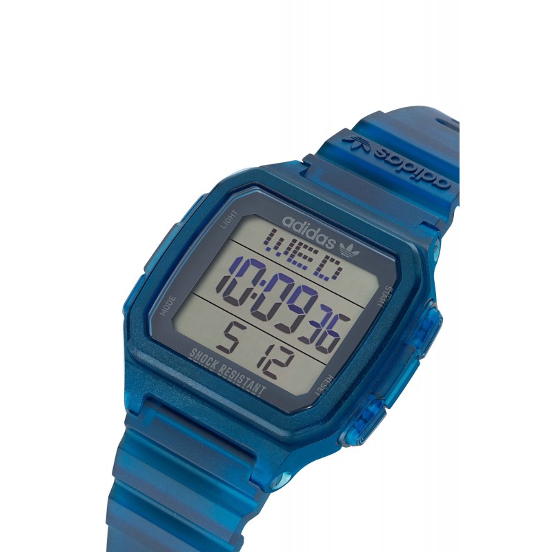Adidas Originals Men\'s Watch unisex Adidas Watch Adidas Blue One | online Watch Rubber Digital Digital Rubber Barato Comprar AOST22552 AOST22552 AOST22552 unisex GMT Watch Comprar One | Blue Clicktime.eu» GMT