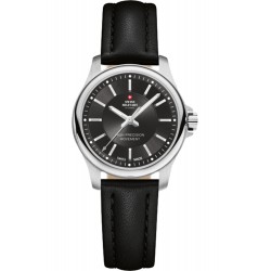 Swiss Military Wristwatch round with leather strap watches for women