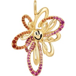 Ania Haie Gold Happy Flower Charm pendants - necklaces for women