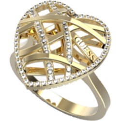 Guess JEWELLERY HEART CAGE ring for women