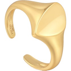 Ania Haie Gold Arrow Adjustable Signet Ring ring for women